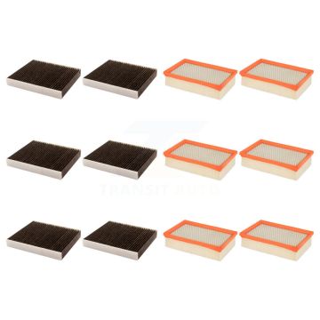 6x Air + 6x Cabin Filter (12 Total) Kit For Buick Encore Chevrolet Trax KFL-102720