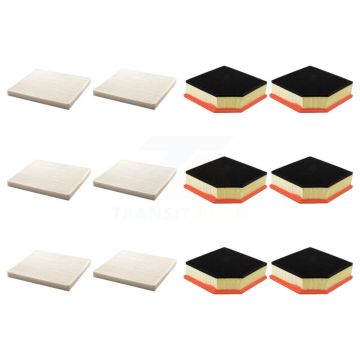 6x Air + 6x Cabin Filter (12 Total) Kit For 2007-2014 Volvo XC90 3.2L KFL-102729