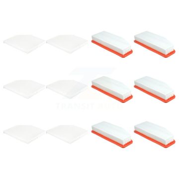 6x Air + 6x Cabin Filter (12 Total) Kit For Jeep Cherokee Grand 2.0L KFL-102730