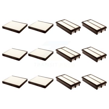6x Air + 6x Cabin Filter (12 Total) Kit For Kia Sedona Hyundai Entourage KFL-102734