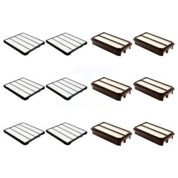 6x Air + 6x Cabin Filter (12 Total) Kit For 1999-2001 Honda Odyssey KFL-102738