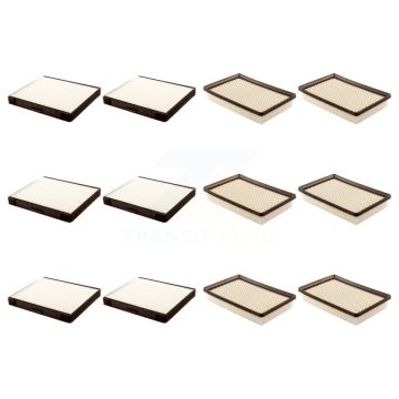 6x Air + 6x Cabin Filter (12 Total) Kit For Hyundai Elantra Tiburon KFL-102739