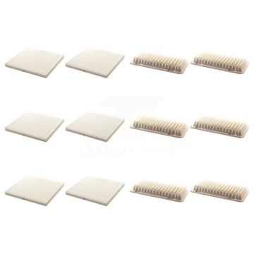 6x Air + 6x Cabin Filter (12 Total) Kit For 2003-2008 Toyota Corolla Matrix KFL-102744