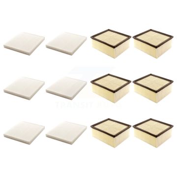 6x Air + 6x Cabin Filter (12 Total) Kit For Ram 2500 3500 4500 5500 KFL-102753