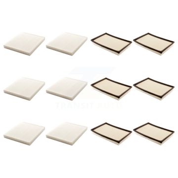 6x Air + 6x Cabin Filter (12 Total) Kit For Ram 1500 Classic 2500 3500 4500 5500 KFL-102754
