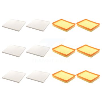 6x Air + 6x Cabin Filter (12 Total) Kit For 2007-2012 Kia Rondo KFL-102755