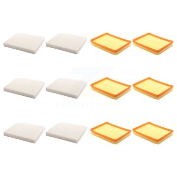 6x Air + 6x Cabin Filter (12 Total) Kit For Kia Optima Magentis KFL-102756