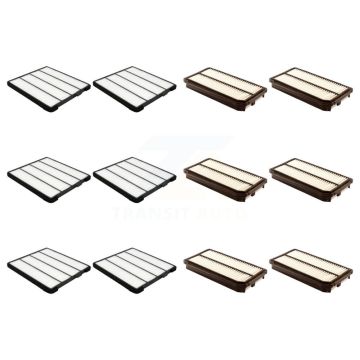 6x Air + 6x Cabin Filter (12 Total) Kit For 2002-2004 Honda Odyssey KFL-102760