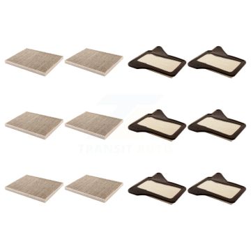 6x Air + 6x Cabin Filter (12 Total) Kit For 2004-2008 Chrysler Pacifica KFL-102761