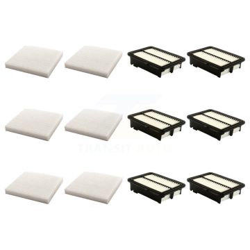6x Air + 6x Cabin Filter (12 Total) Kit For 2015-2020 Honda Fit KFL-102766