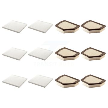 6x Air + 6x Cabin Filter (12 Total) Kit For Saturn Vue Chevrolet Captiva Sport KFL-102772
