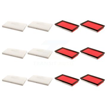 6x Air + 6x Cabin Filter (12 Total) Kit For 2009-2014 Nissan Cube KFL-102781