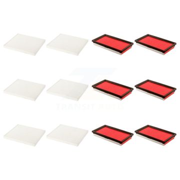 6x Air + 6x Cabin Filter (12 Total) Kit For Nissan Versa NV200 Chevrolet City Express KFL-102782