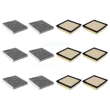 6x Air + 6x Cabin Filter (12 Total) Kit For Toyota RAV4 Camry Highlander Lexus RX350 GR KFL-102789