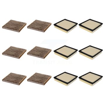 6x Air + 6x Cabin Filter (12 Total) Kit For 2019 Toyota Avalon 3.5L KFL-102791