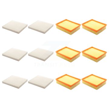 6x Air + 6x Cabin Filter (12 Total) Kit For Hyundai Sonata 2.4L KFL-102797