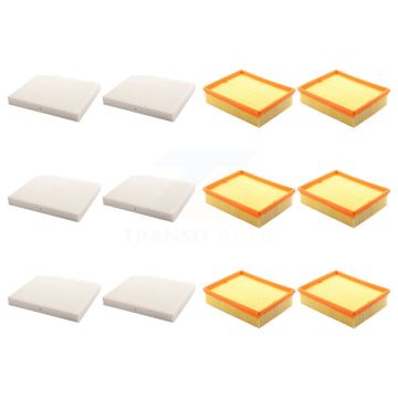 6x Air + 6x Cabin Filter (12 Total) Kit For Hyundai Sonata 2.4L KFL-102799