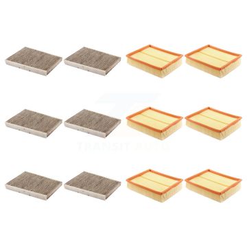 6x Air + 6x Cabin Filter (12 Total) Kit For Volkswagen Passat KFL-102811