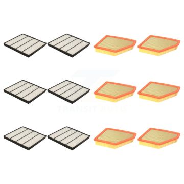6x Air + 6x Cabin Filter (12 Total) Kit For Chevrolet Camaro KFL-102813