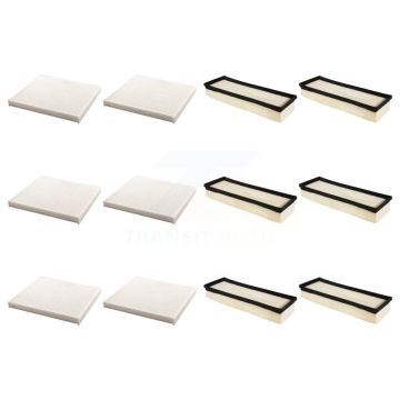 6x Air + 6x Cabin Filter (12 Total) Kit For Chevrolet HHR KFL-102815