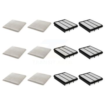 6x Air + 6x Cabin Filter (12 Total) Kit For 2003-2009 Toyota 4Runner 4.7L KFL-102817