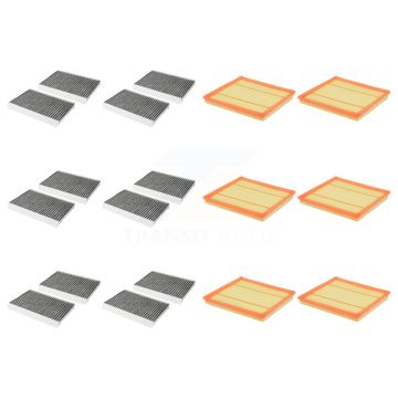6x Air + 6x Cabin Filter (12 Total) Kit For BMW 535i xDrive GT 640i Gran Coupe 740Li 5 7 KFL-102818