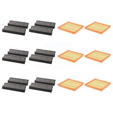6x Air + 6x Cabin Filter (12 Total) Kit For BMW X5 X6 KFL-102821