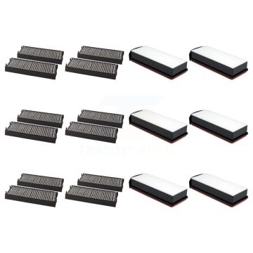 6x Air + 6x Cabin Filter (12 Total) Kit For 2018 BMW X5 3.0L with DIESEL engine KFL-102825