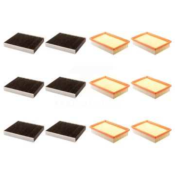 6x Air + 6x Cabin Filter (12 Total) Kit For Chevrolet Sonic KFL-102828