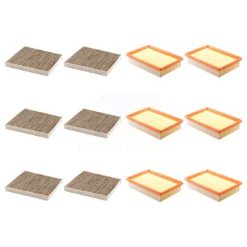 6x Air + 6x Cabin Filter (12 Total) Kit For 2020 Chevrolet Sonic With Air Conditioning KFL-102829