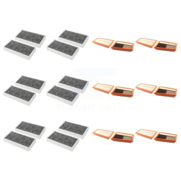 6x Air + 6x Cabin Filter (12 Total) Kit For Mercedes-Benz ML350 ML320 GL350 R350 GL320 KFL-102830