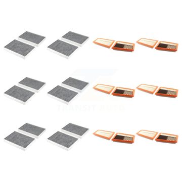 6x Air + 6x Cabin Filter (12 Total) Kit For 2012-2013 Mercedes-Benz S350 3.0L KFL-102836