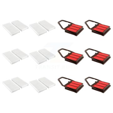 6x Air + 6x Cabin Filter (12 Total) Kit For Honda Civic Acura EL KFL-102838