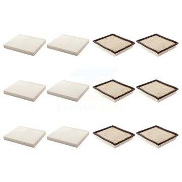 6x Air + 6x Cabin Filter (12 Total) Kit For Dodge Grand Caravan Chrysler Town & Country KFL-102842