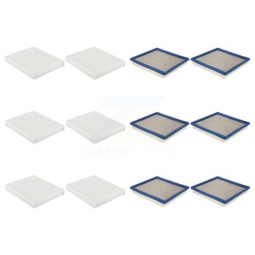6x Air + 6x Cabin Filter (12 Total) Kit For 2015-2021 Chevrolet Colorado GMC Canyon KFL-102844