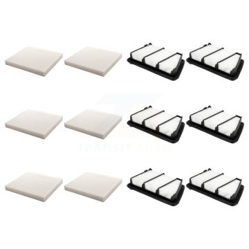 6x Air + 6x Cabin Filter (12 Total) Kit For 2019 Honda CR-V 2.4L KFL-102852