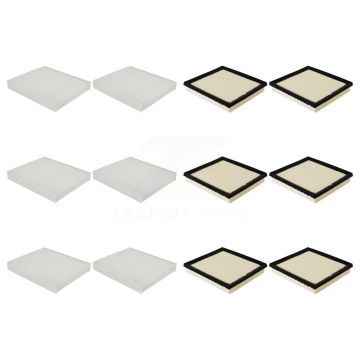 6x Air + 6x Cabin Filter (12 Total) Kit For Subaru Crosstrek Outback Impreza Ascent KFL-102855