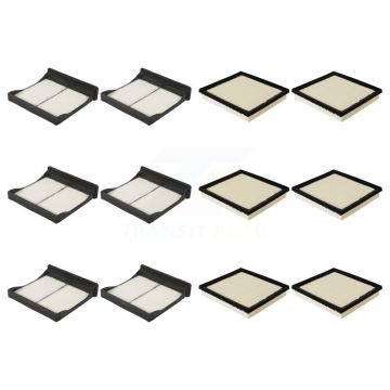 6x Air + 6x Cabin Filter (12 Total) Kit For Subaru Crosstrek KFL-102856