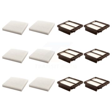 6x Air + 6x Cabin Filter (12 Total) Kit For 2011-2016 Honda CR-Z KFL-102858