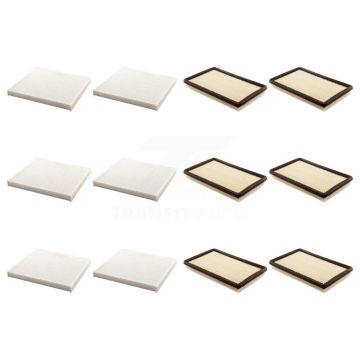 6x Air + 6x Cabin Filter (12 Total) Kit For 2006-2007 Saturn Ion 2.2L 2.4L KFL-102859
