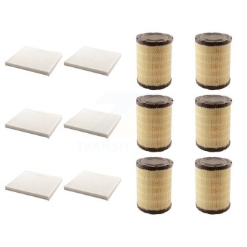6x Air + 6x Cabin Filter (12 Total) Kit For 2004-2007 Saturn Ion 2.0L KFL-102860