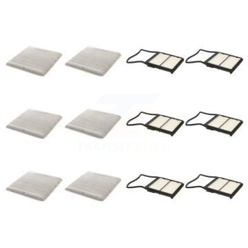 6x Air + 6x Cabin Filter (12 Total) Kit For 2004-2009 Toyota Prius KFL-102869