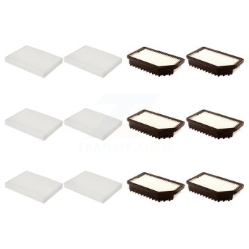 6x Air + 6x Cabin Filter (12 Total) Kit For 2014-2019 Kia Soul KFL-102878