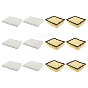 6x Air + 6x Cabin Filter (12 Total) Kit For Ford F-150 Expedition Lincoln Navigator KFL-102879
