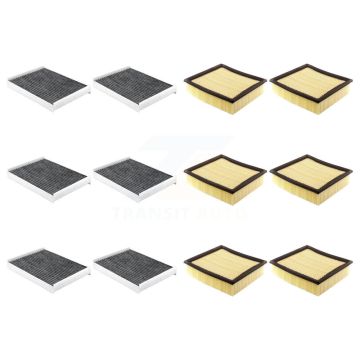 6x Air + 6x Cabin Filter (12 Total) Kit For Ford F-150 Expedition Lincoln Navigator KFL-102880