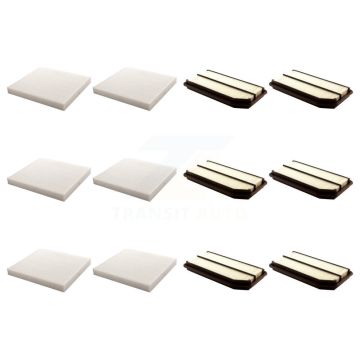 6x Air + 6x Cabin Filter (12 Total) Kit For 2006-2014 Honda Ridgeline KFL-102882