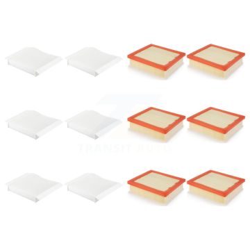 6x Air + 6x Cabin Filter (12 Total) Kit For 2015-2022 Ram ProMaster City KFL-102883