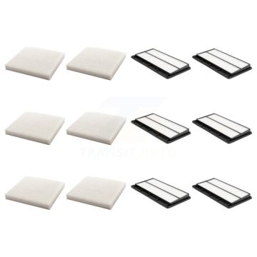 6x Air + 6x Cabin Filter (12 Total) Kit For Acura MDX Honda Pilot KFL-102920
