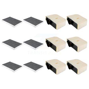 6x Air + 6x Cabin Filter (12 Total) Kit For Audi Q7 KFL-102932