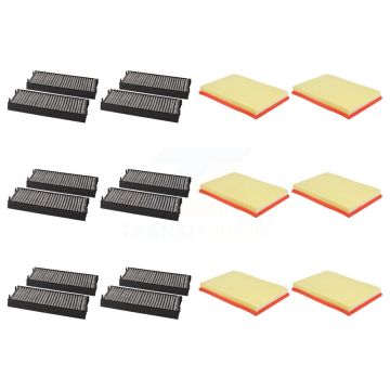 6x Air + 6x Cabin Filter (12 Total) Kit For BMW X5 KFL-102936